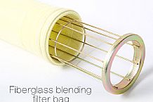 Fiberglass blending filter bag